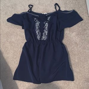 Blue romper